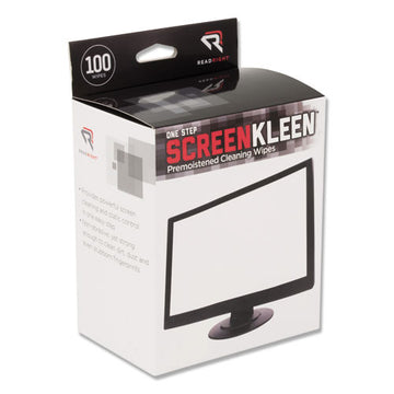 Read Right® Onestep Crt Screen Cleaning Pads, 5 X 5, Cloth, White, 100-box freeshipping - TVN Wholesale